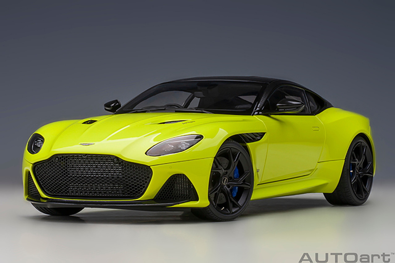 1/18 AUTOart Aston Martin DBS Superleggera (Lime Essence Yellow) Car Model