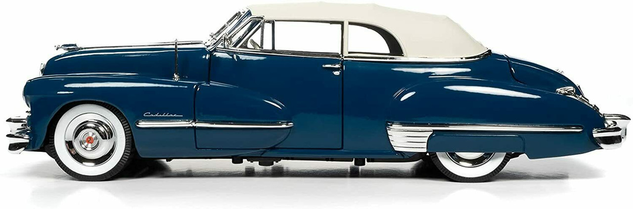 1/18 Auto World 1947 Cadillac Series 62 Soft Top (Beldon Blue with