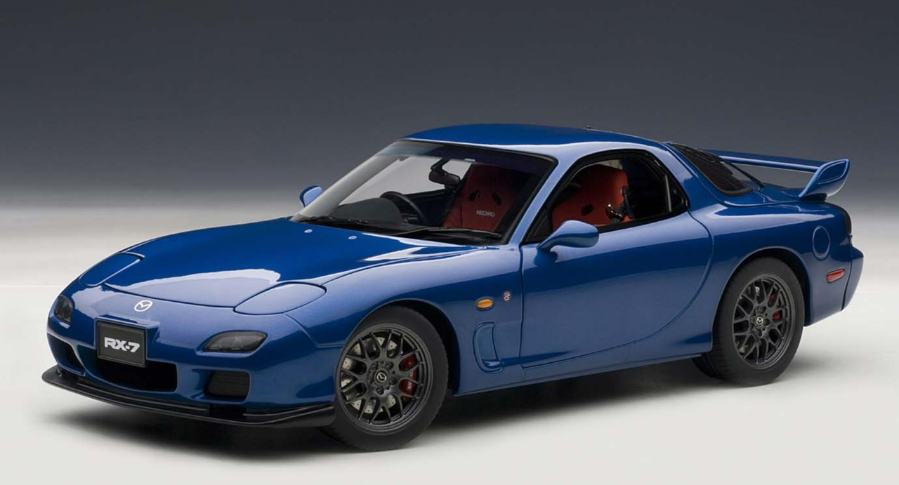 1/18 AUTOart MAZDA RX7 RX-7 (FD) SPIRIT R TYPE A (Innocent Blue Mica) Car Model