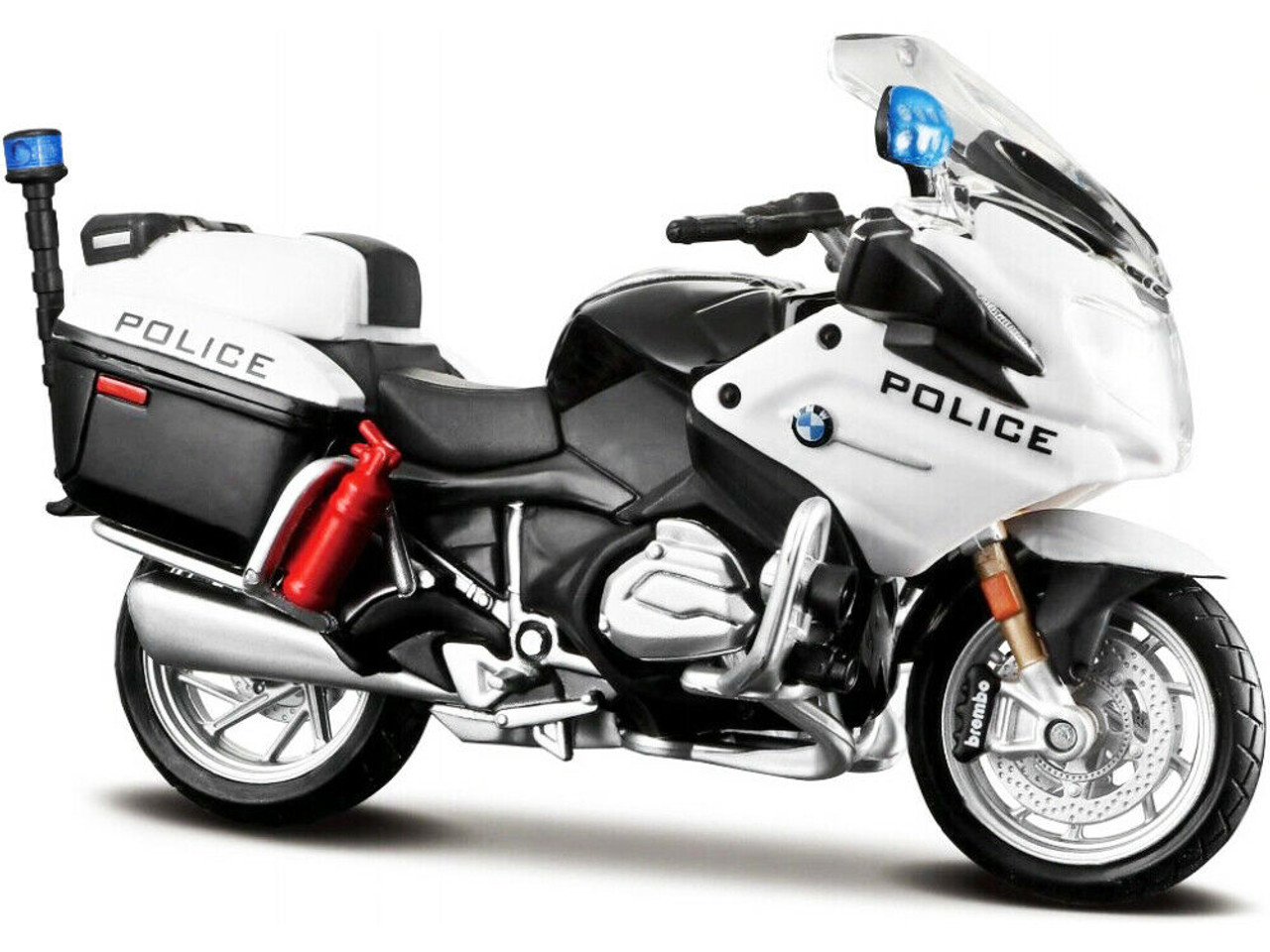 1/18 Maisto BMW R1200RT (White) - Design Authority Police Motorcycles Model