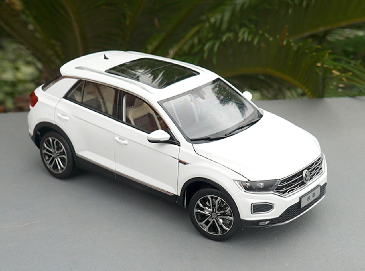 1/18 Dealer Edition Volkswagen VW T-ROC TROC (White) Diecast Car Model