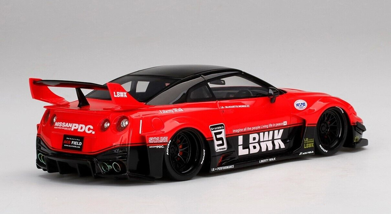 1/18 Top Speed Nissan Skyline GTR R35 LB-Silhouette WORKS GT NISSAN 35GT-RR  Resin Car Model - LIVECARMODEL.com