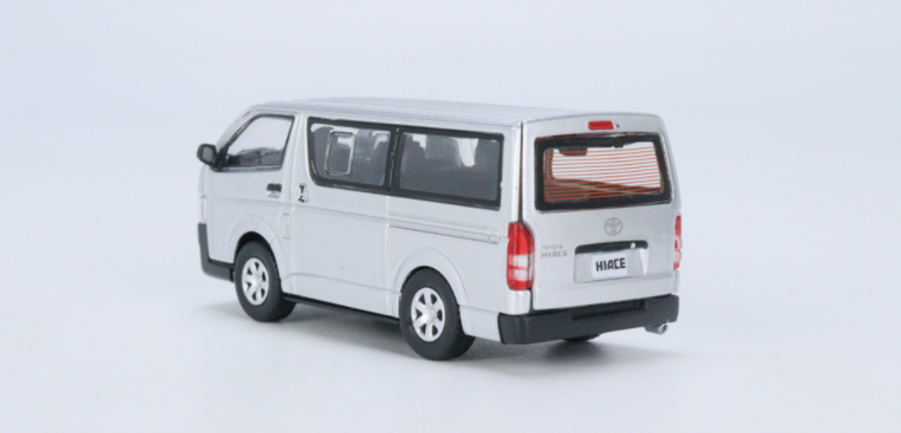 1/64 BM Creations Toyota 2015 Hiace KDH200V Sliver LHD Diecast Car Model