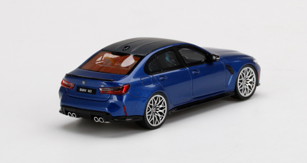 1/43 TSM Model BMW M3 Competition (G80) Portimao Blue Metalic Resin Car Model