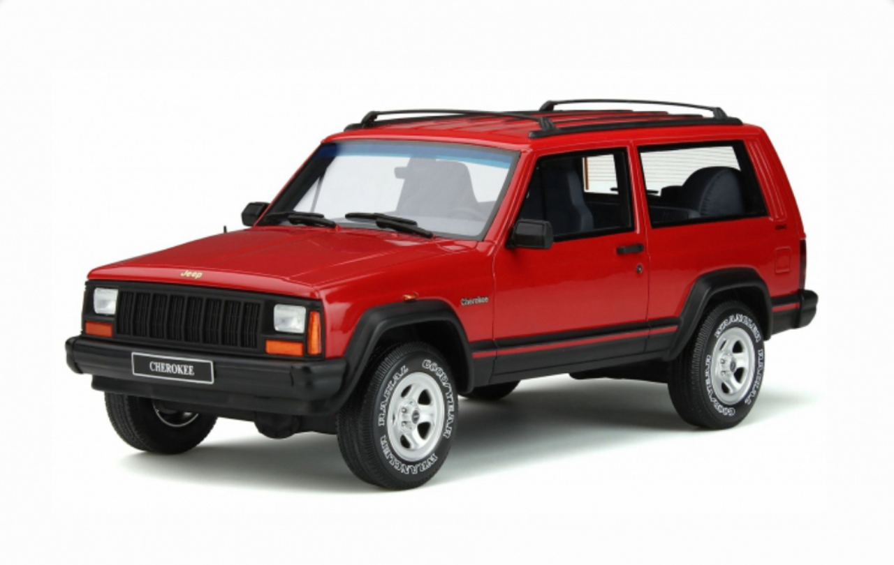 OttO 1/18 ジープ チェロキー XJ 2.5 EFI 1995 レッド 1/18 OTTO Jeep Cherokee 2.5 EFI (Red) Resin Car Model