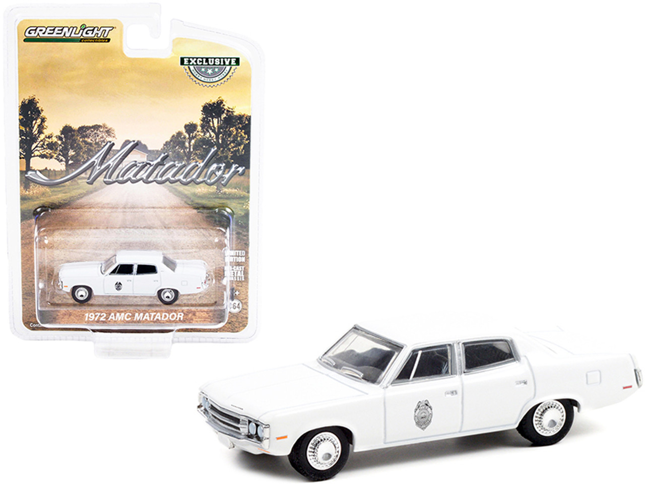 1971 AMC Matador "Allied Security" White "Hobby Exclusive" 1/64 Diecast Model Car by Greenlight