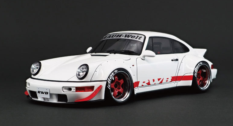 Miniature Voiture Résine XKE Model 1/64 – Porsche 964 RWB Neuve