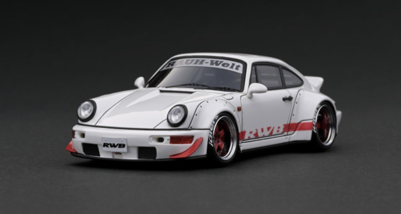 1/43 Ignition Model Porsche RWB 964 White