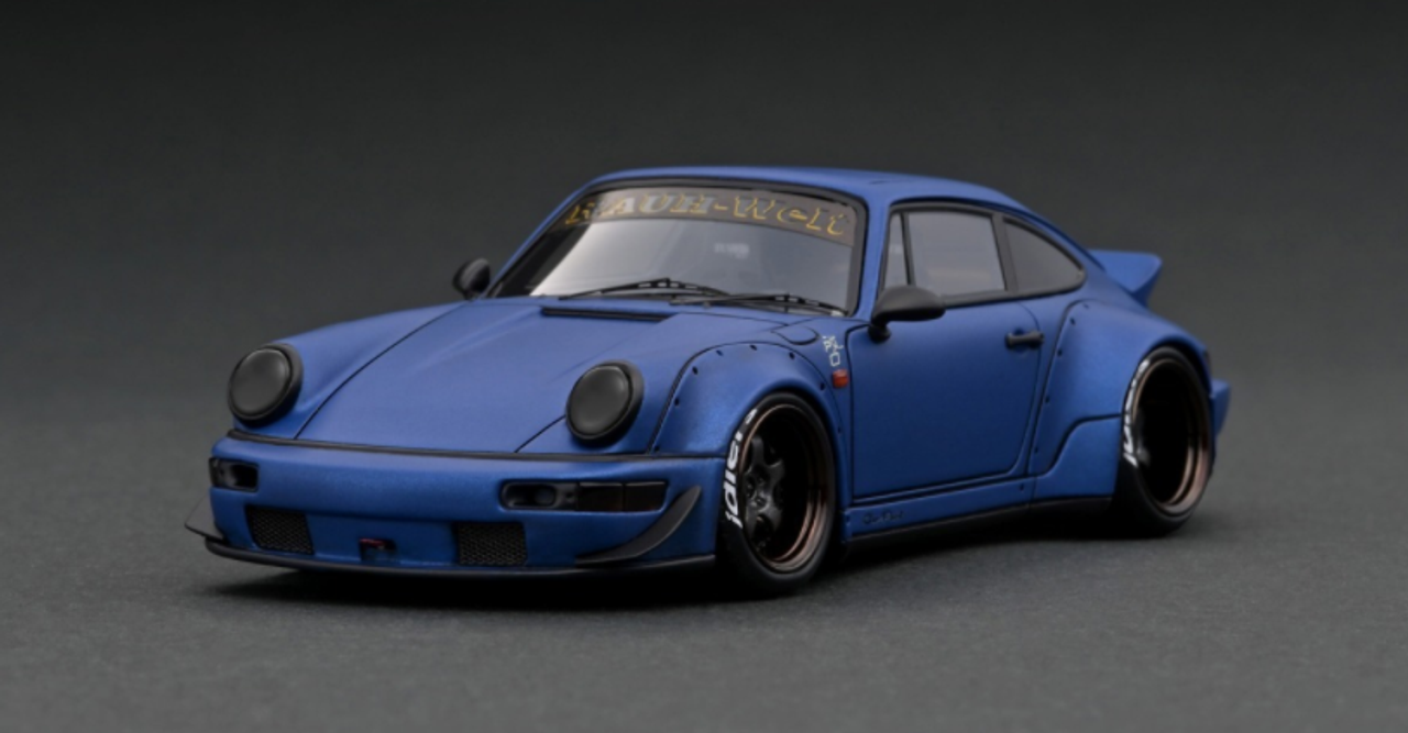 1/43 Ignition Model Porsche RWB 964 Matte Blue