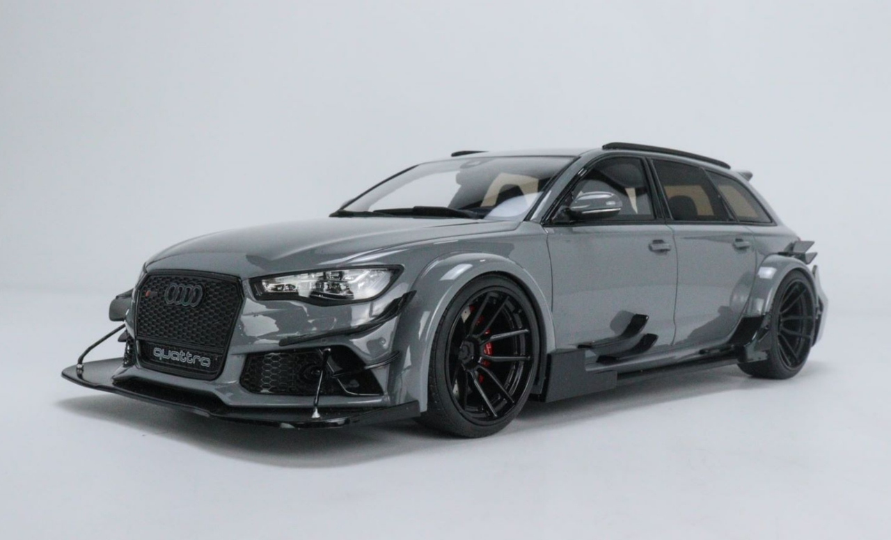 1/18 GT Spirit Audi RS6 C7 DTM (Nardo Grey) Resin Car Model Limited 504  Pieces - LIVECARMODEL.com