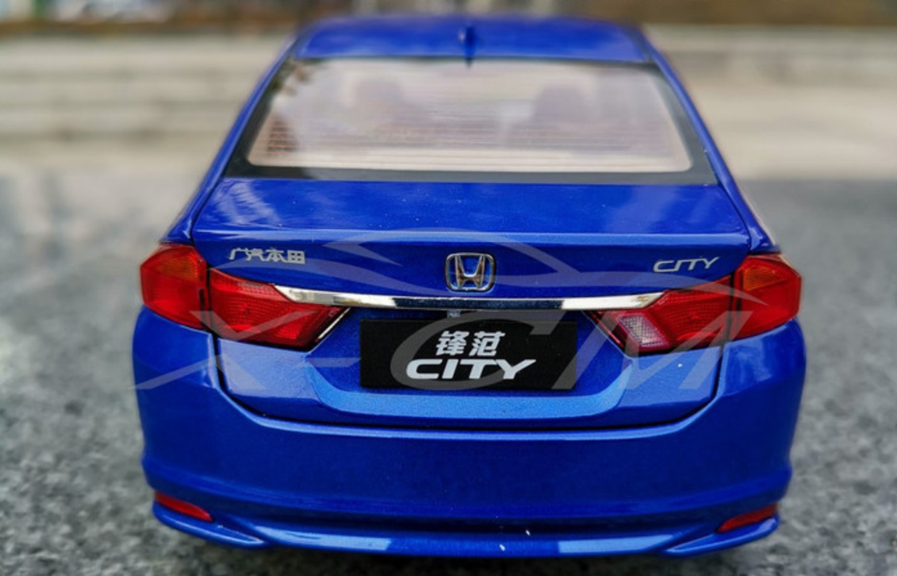 1/18 Dealer Edition 2018 Honda City (Blue) Diecast Car Model