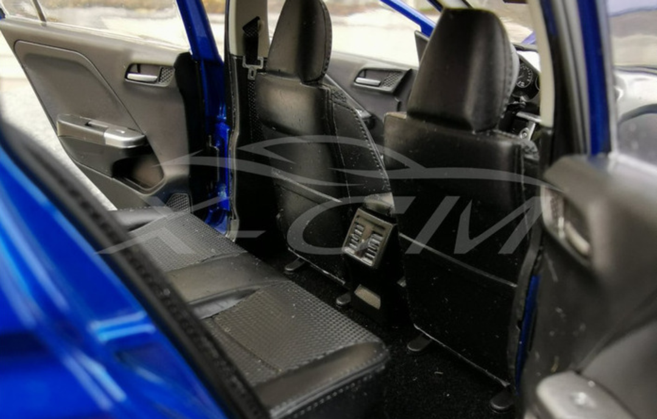 1/18 Dealer Edition 2018 Honda City (Blue) Diecast Car Model