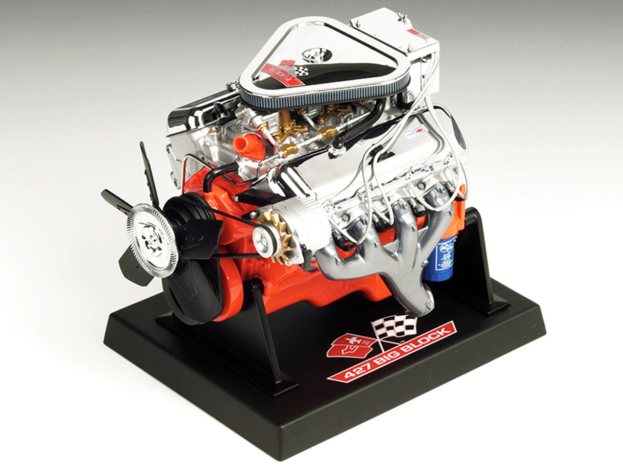 Chevy Big Block L89 Tri-Power Turbo Jet 427 Engine Model 1/6 Diecast  Replica by Liberty Classics