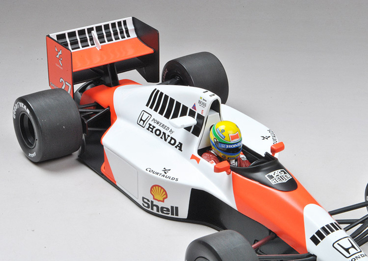 1/18 マクラーレン ホンダ mp4/5b 1990 セナ ミニチャンプス - ミニカー