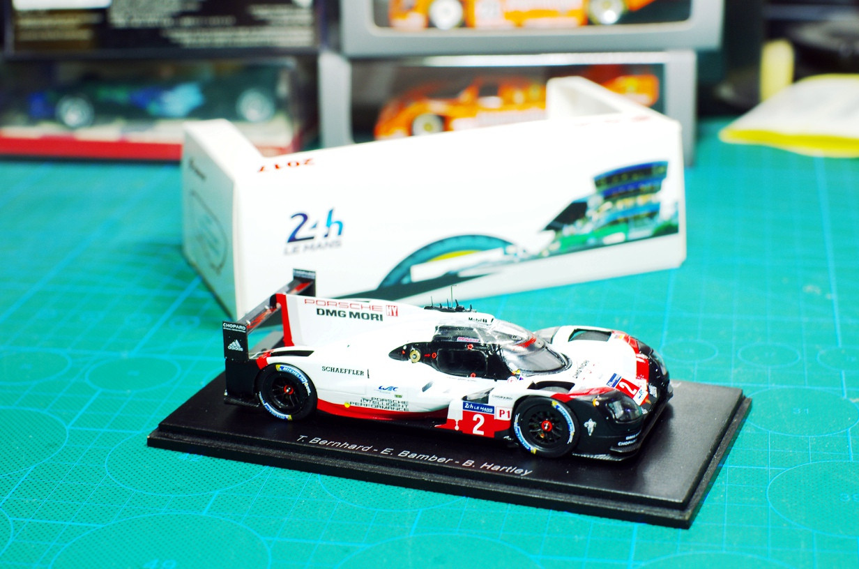 Jimmy Morrise様 1/43 Spark 2017 Porsche 919 Hybrid LMP Team Champion WEC T
