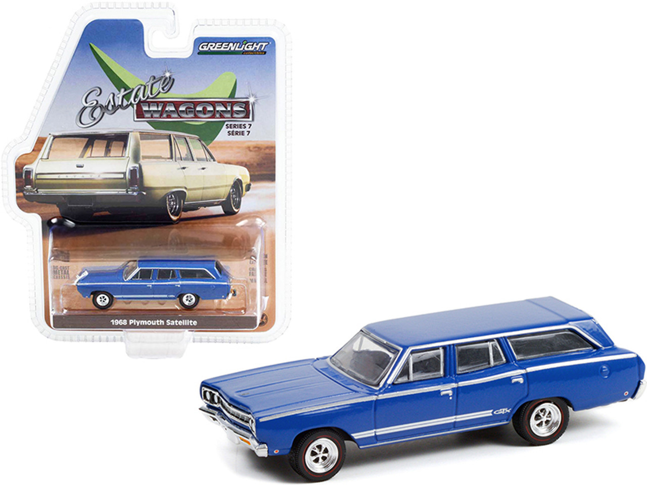 1968 Plymouth Satellite GTX Tribute Blue with White and