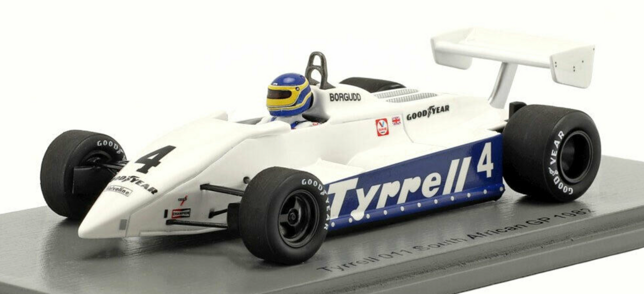 1/43 Tyrrell 011 No.4 South African GP 1982 Slim Borgudd