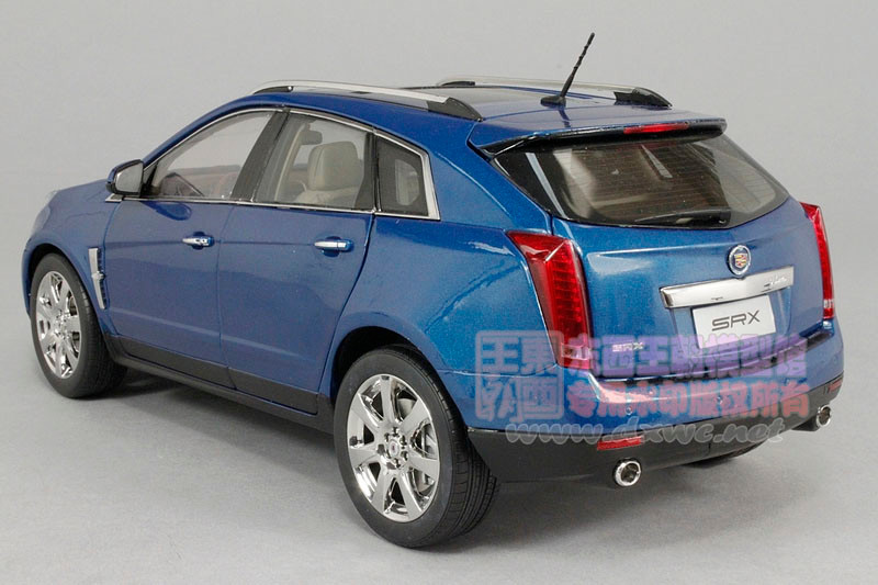 Kyosho京商/Cadillacキャデラック srx クロスオーバー 1/18 1/18 Kyosho Cadillac SRX (Blue) Diecast Car Model - LIVECARMODEL.com