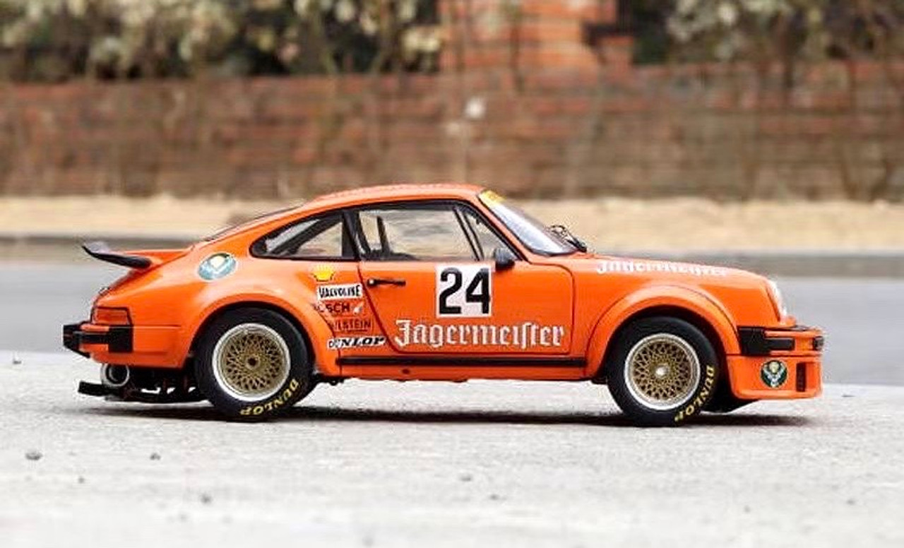 1/18 Schuco 1976 Porsche 934 RSR Jägermeister #24 10th 1000km Nürburgring Diecast Car Model Limited