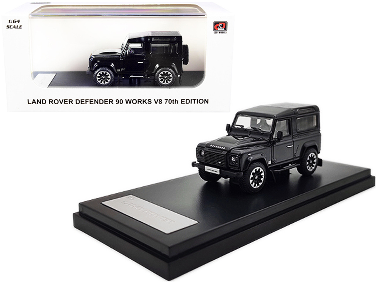 Land Rover Defender 90 Works V8 Black Metallic 