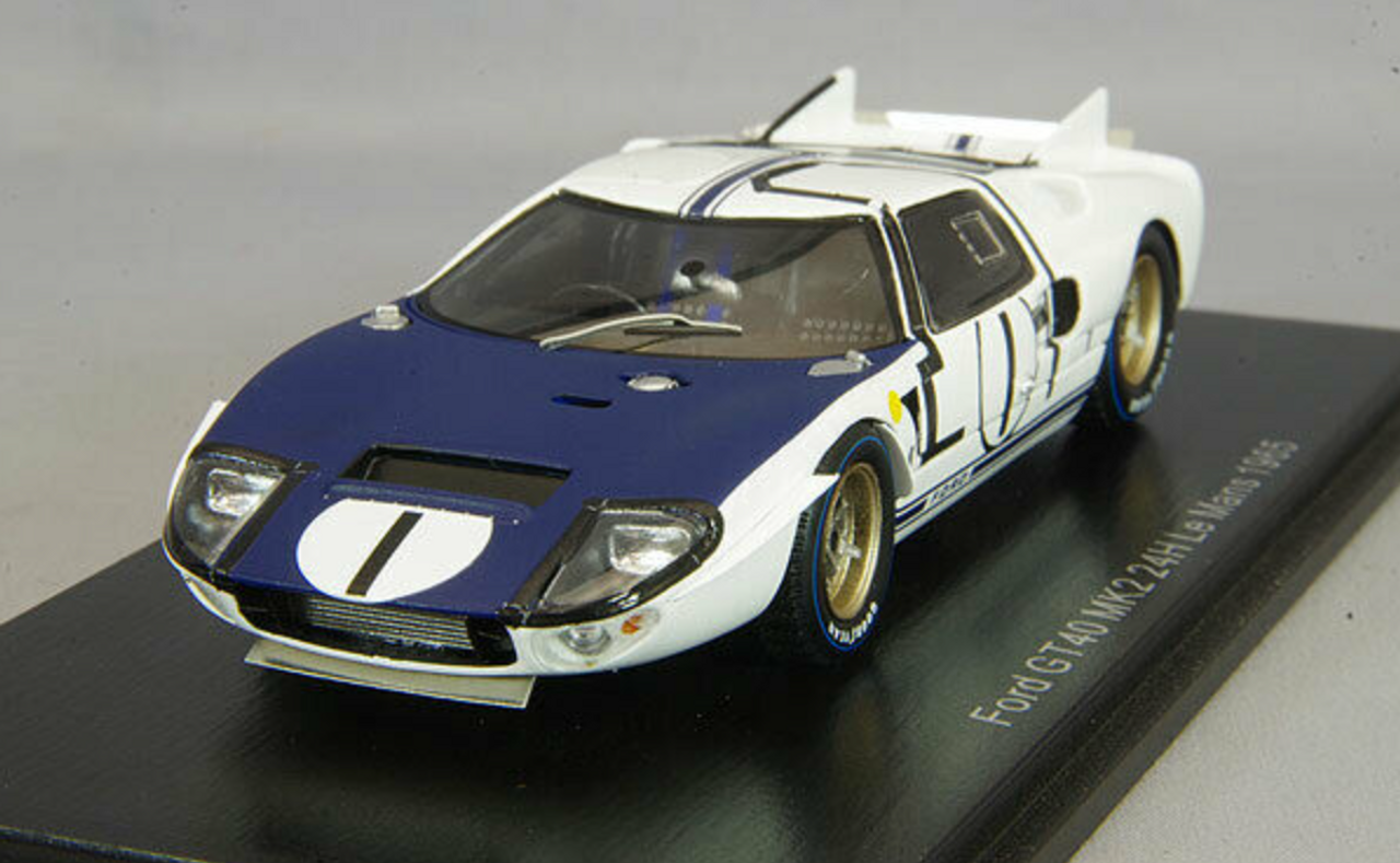 1/43 Ford GT40 MK2 No.1 24H Le Mans 1965 K. Miles - B. McLaren  Red