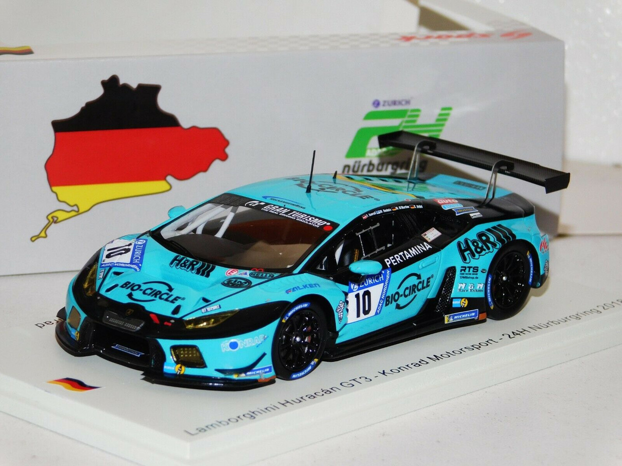 1/43 Lamborghini Huracán GT3 No.10 Konrad Motorsport 24H