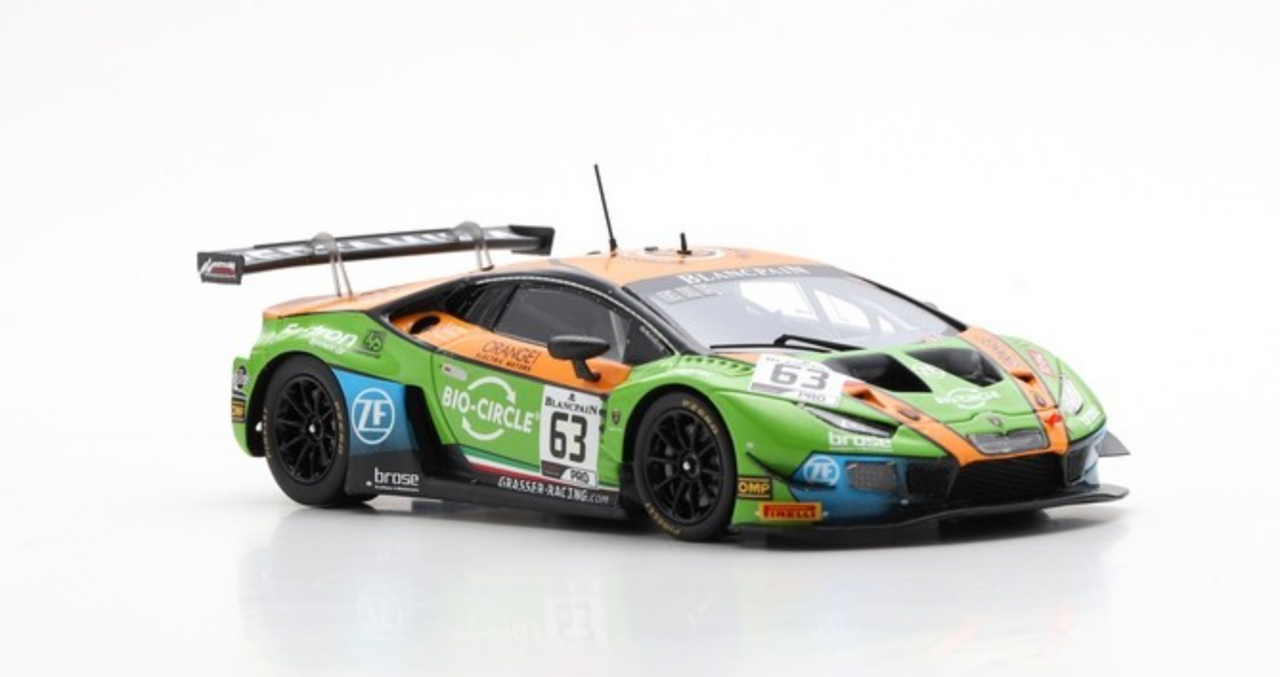 1/43 Lamborghini Huracán GT3 Evo No.63 GRT Grasser Racing Team 24H Spa 2019 M. Bortolotti - C. Engelhart - R. Ineichen Limited 300