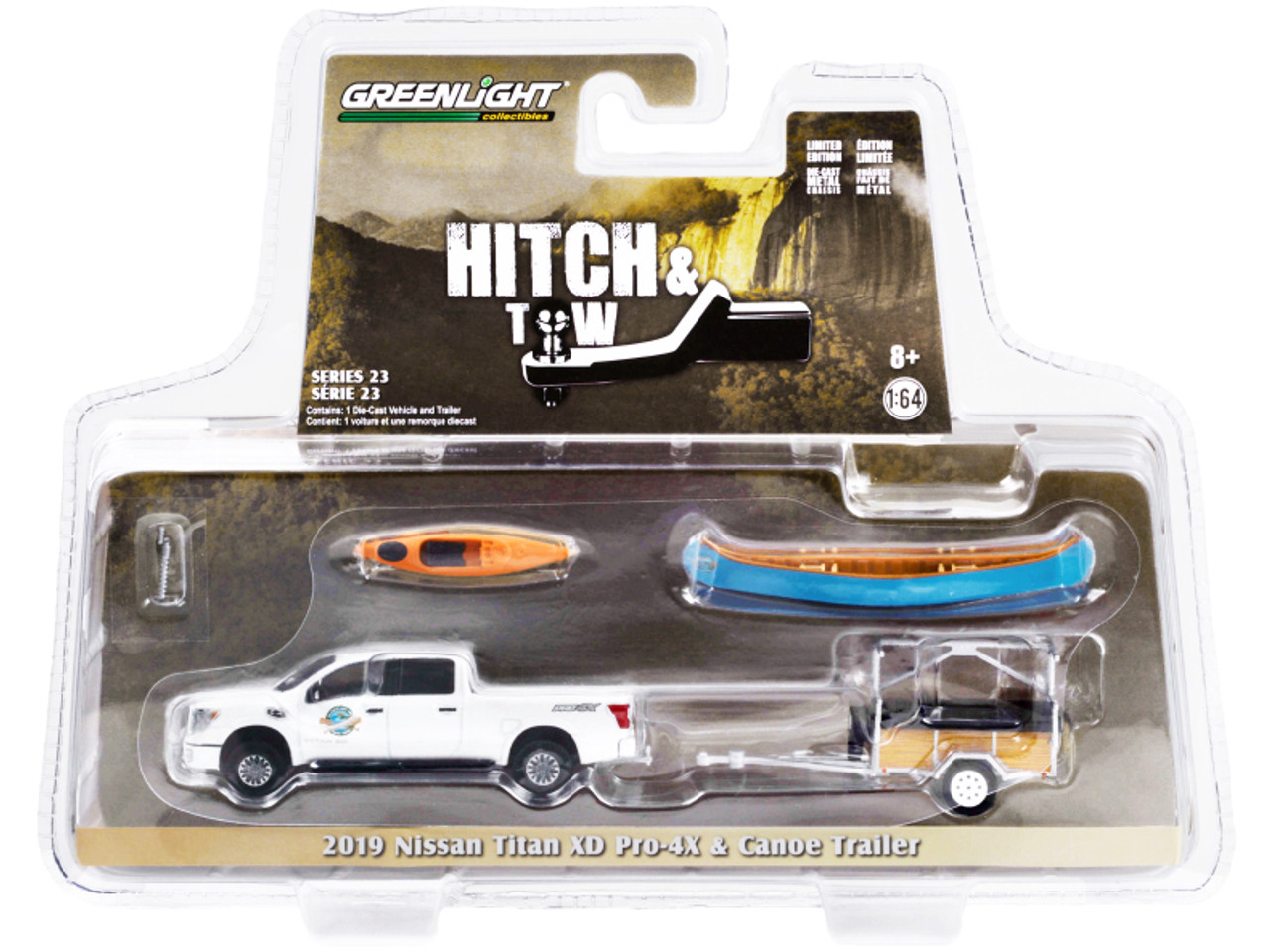 GREENLIGHT NISSAN TITAN 日産 タイタン 3台 セット 2019 Nissan Titan XD Pro-4X Pickup Truck White Metallic