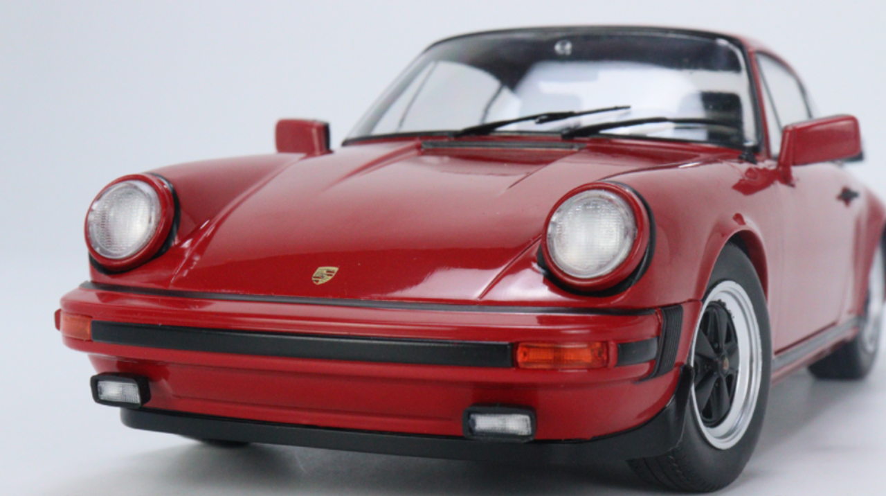 1/18 Solido 1984 Porsche 911 (930) Carrera 3.2 (Red) Diecast Car Model