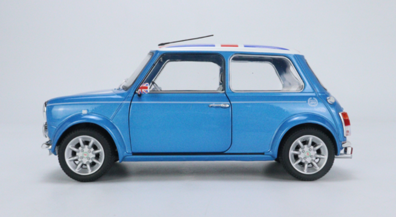 1/18 Solido 1997 Mini Cooper Sport (Fisherman Blue) Diecast Car 