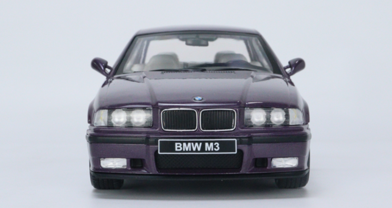 1/18 Solido 1994 BMW M3 (E36) Coupe (Daytona Purple) Diecast Car Model