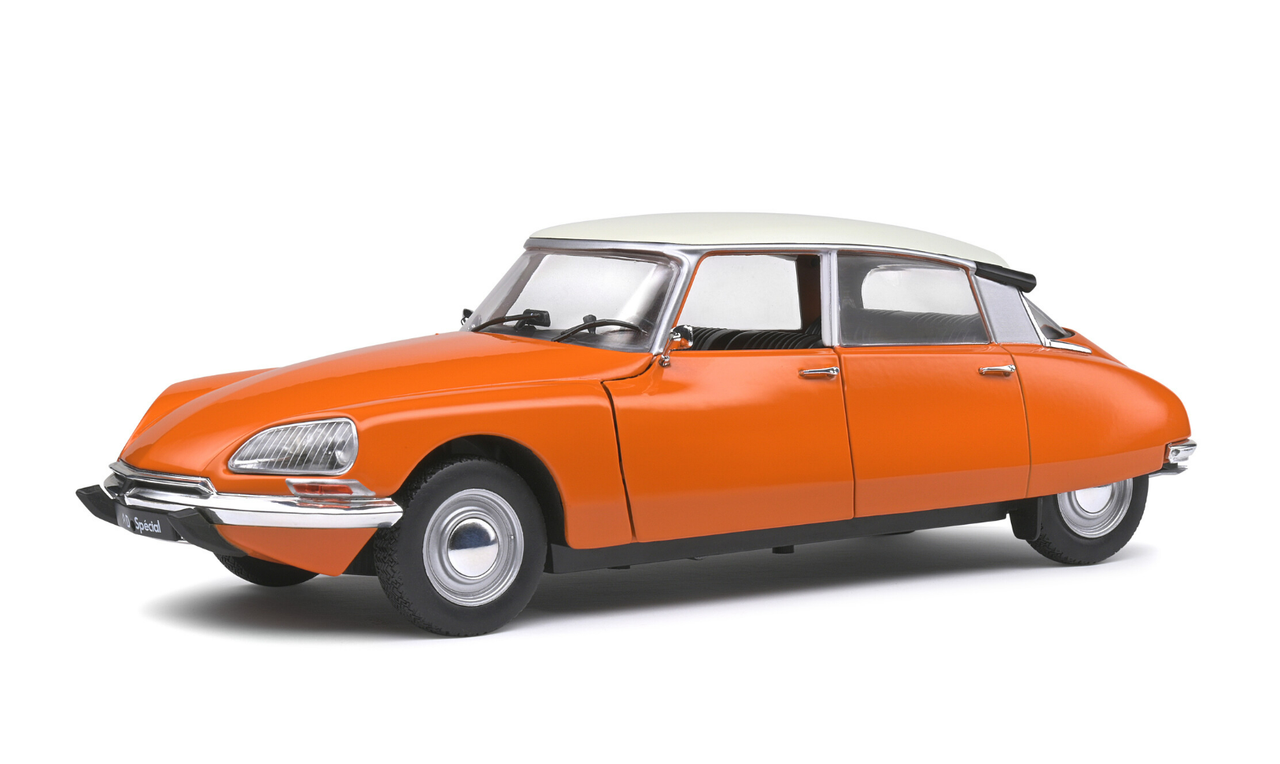 1/18 Solido 1972 Citroen D Special (Orange) Diecast Car Model