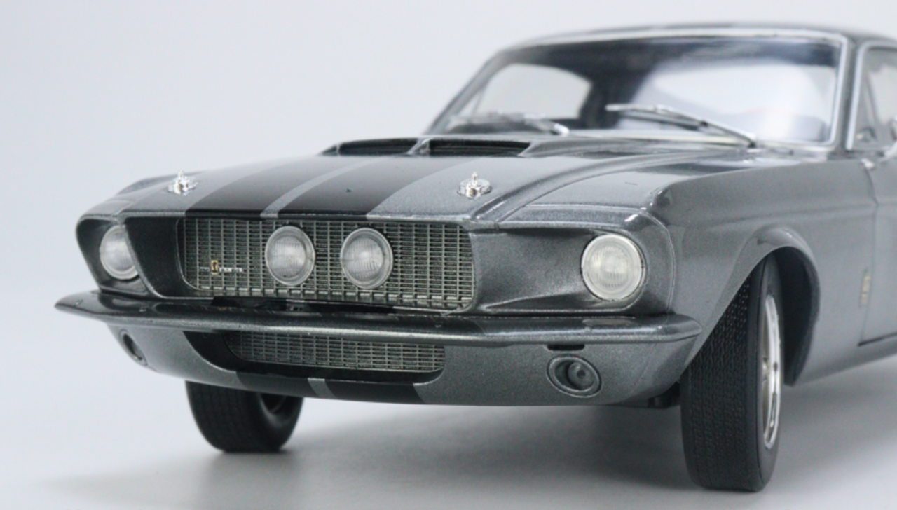 1/18 Solido 1969 Ford Shelby Mustang GT500 (Grey) Diecast Car Model