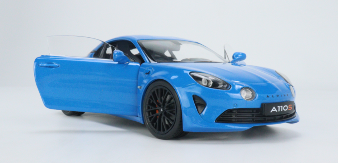  1/18 Solido ALPINE A110 S BLEU ALPINE 2019 Diecast Car Model