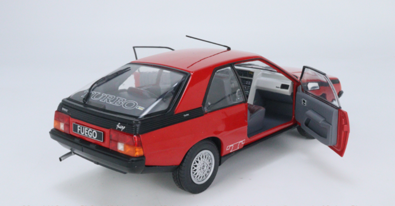  1/18 Solido 1980 Renault Fuego Turbo (Red) Diecast Car Model