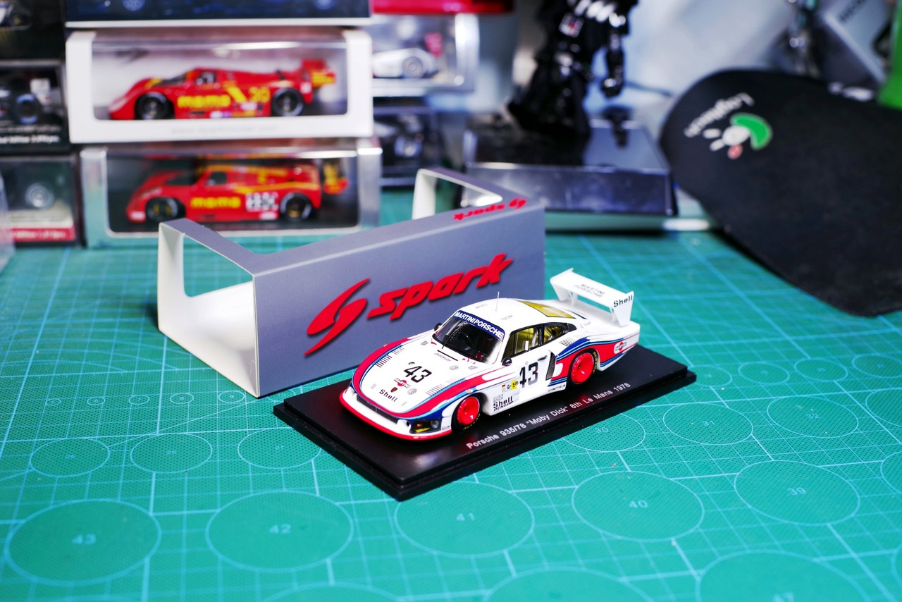 1/43 Spark Porsche 935/78 Moby Dick 8th Le Mans 1978 M. Schurtl