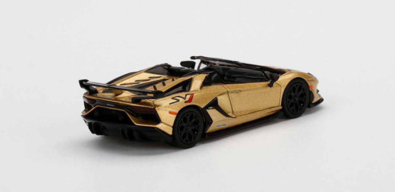 1/64 Mini GT Lamborghini Aventador SVJ Roadster (Oro Elios Bronze) Diecast Car Model