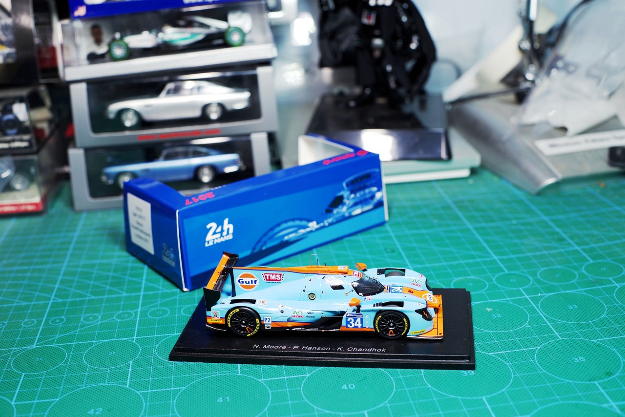 Spark S5819 Ligier JS P217-Gibson N°32 – 24H Le Mans 2017, échelle 1/43, Résine