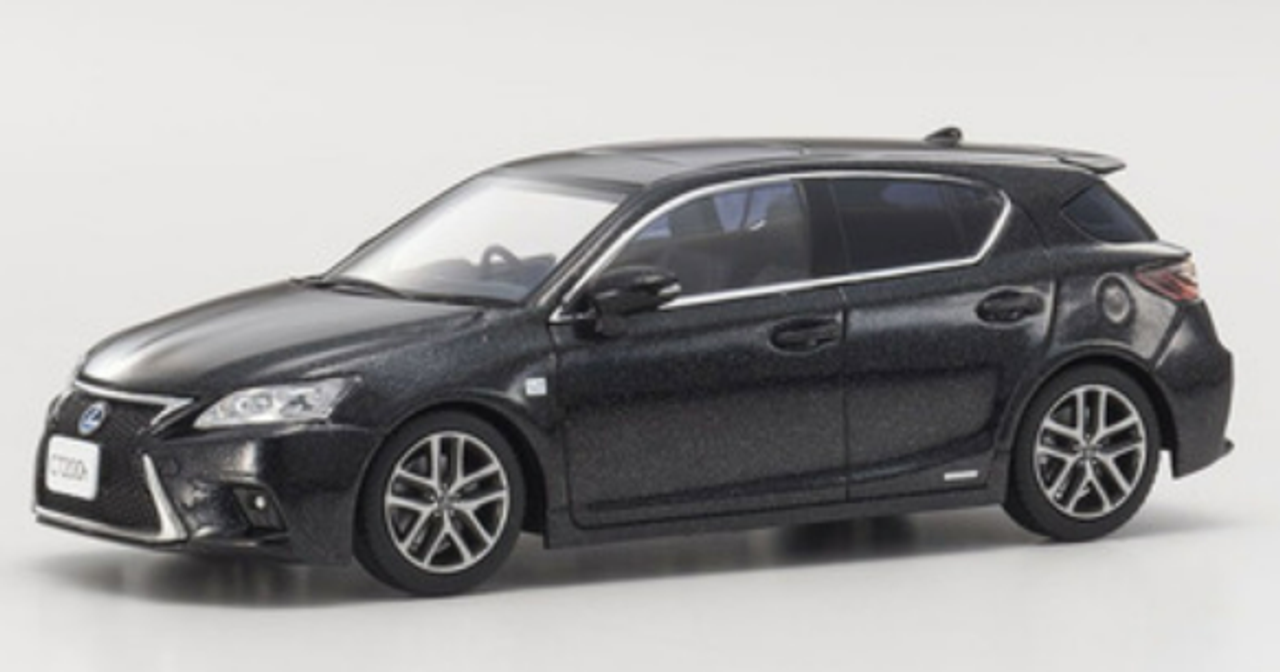 1/43 Kyosho Lexus CT200H F Sport (Black) Car Model