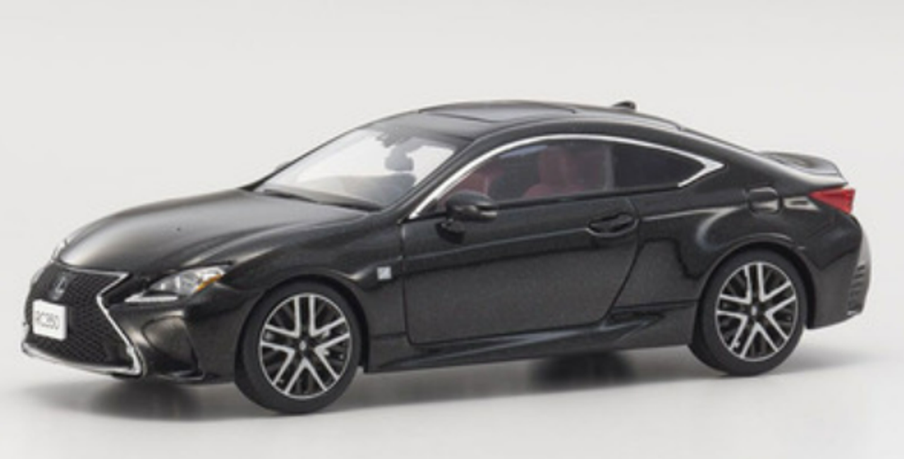 1/43 Kyosho Lexus RC350 F Sport (Black) Car Model