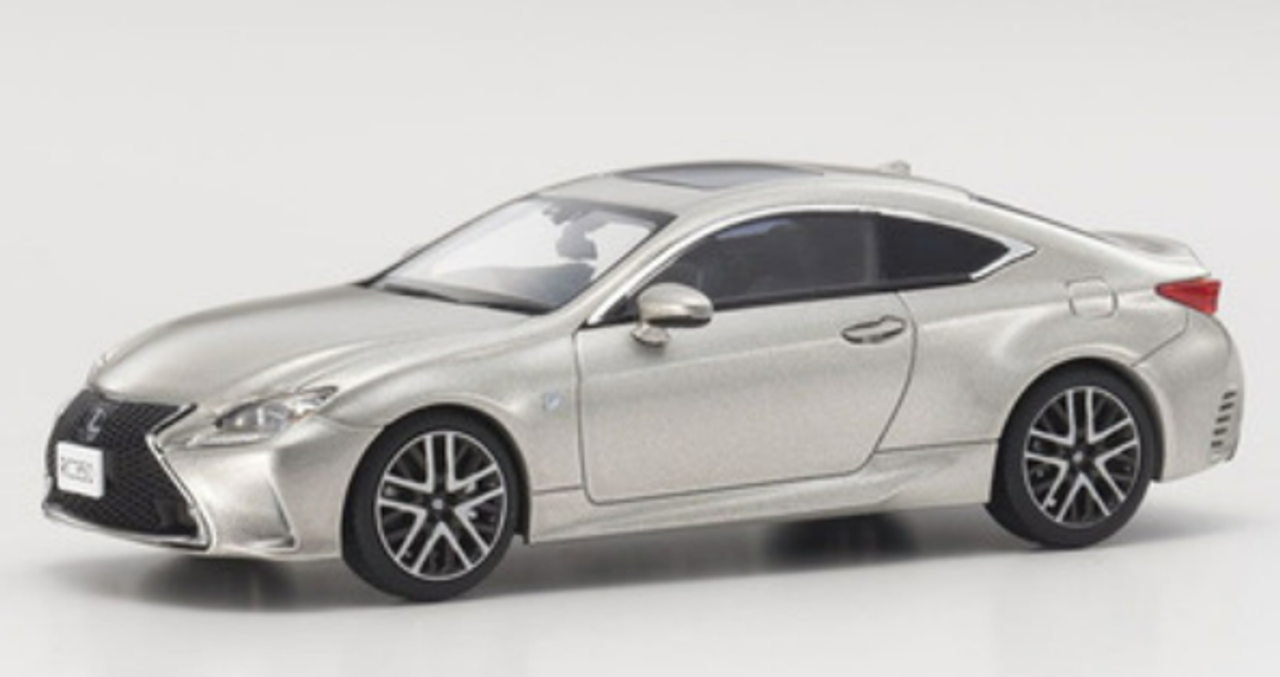 1/43 Kyosho Lexus RC350 F Sport (Sonic Titanium Silver) Car Model