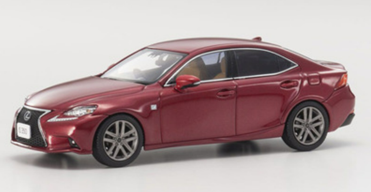 1/43 Kyosho Lexus IS350 F Sport (Red) Car Model - LIVECARMODEL.com