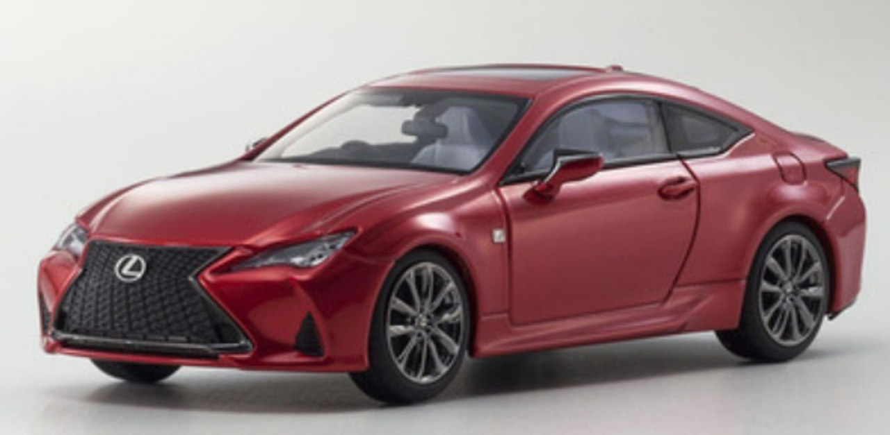 1/43 Kyosho Lexus RC350 F Sport (Red with Black Trim) Car Model