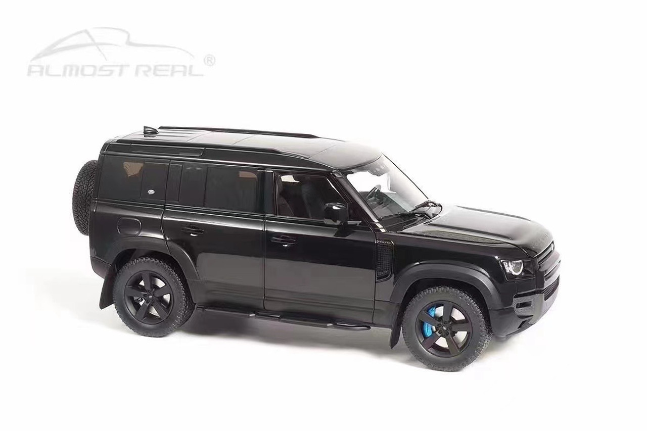 1/18 Almost Real 2020 Land Rover L663 Defender 110 (Santorini Black) Diecast Car Model Limited
