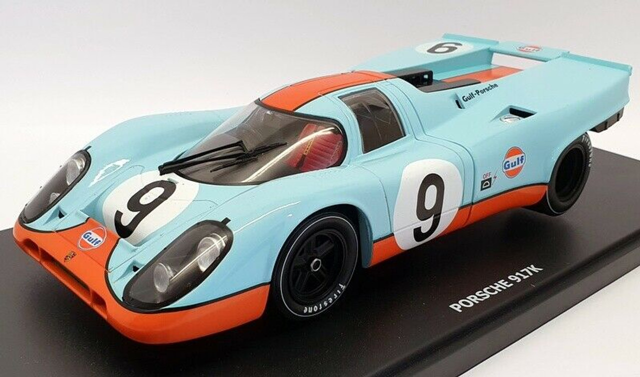 1/18 Porsche 917K Gulf #9 1000km Brands Hatch 1970 Siffert, Redman Car Model