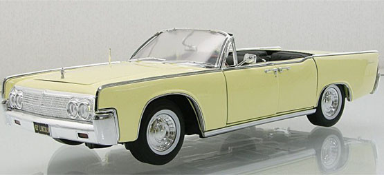 1/18 Ricko 1963 Lincoln Continental Convertible Diecast Car Model