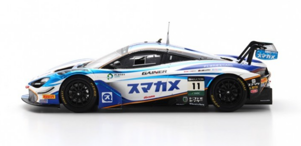 1/43 McLaren 720S GT3 No.11 PLANEX SMACAM RACINGSuzuka 10H 2019 M. Hakkinen - K. Kubota - H. Ishiura Limited 750
