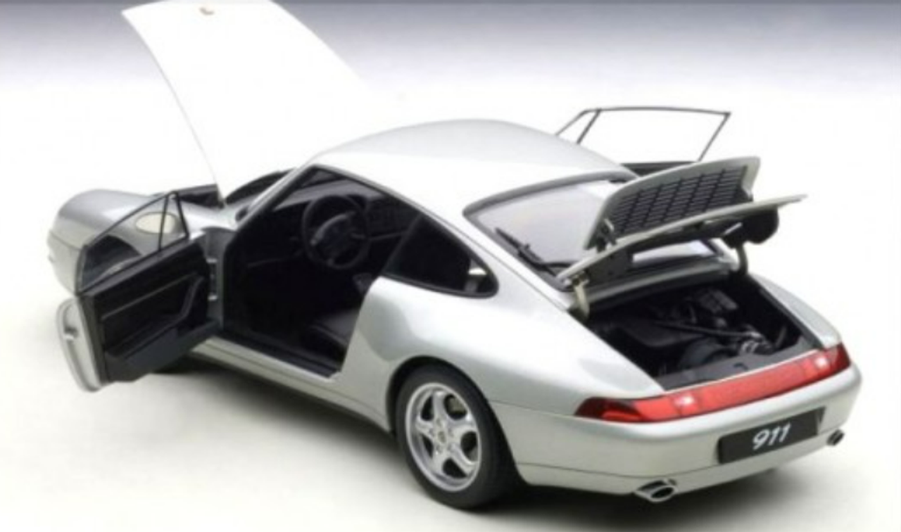 1/18 AUTOart 1995 Porsche 911 (993) Carrera (Silver) Diecast Car Model