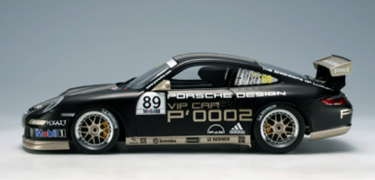 1/18 AUTOart 2007 Porsche 911 (997) GT3 Cup P0002 #89 Diecast Car Model