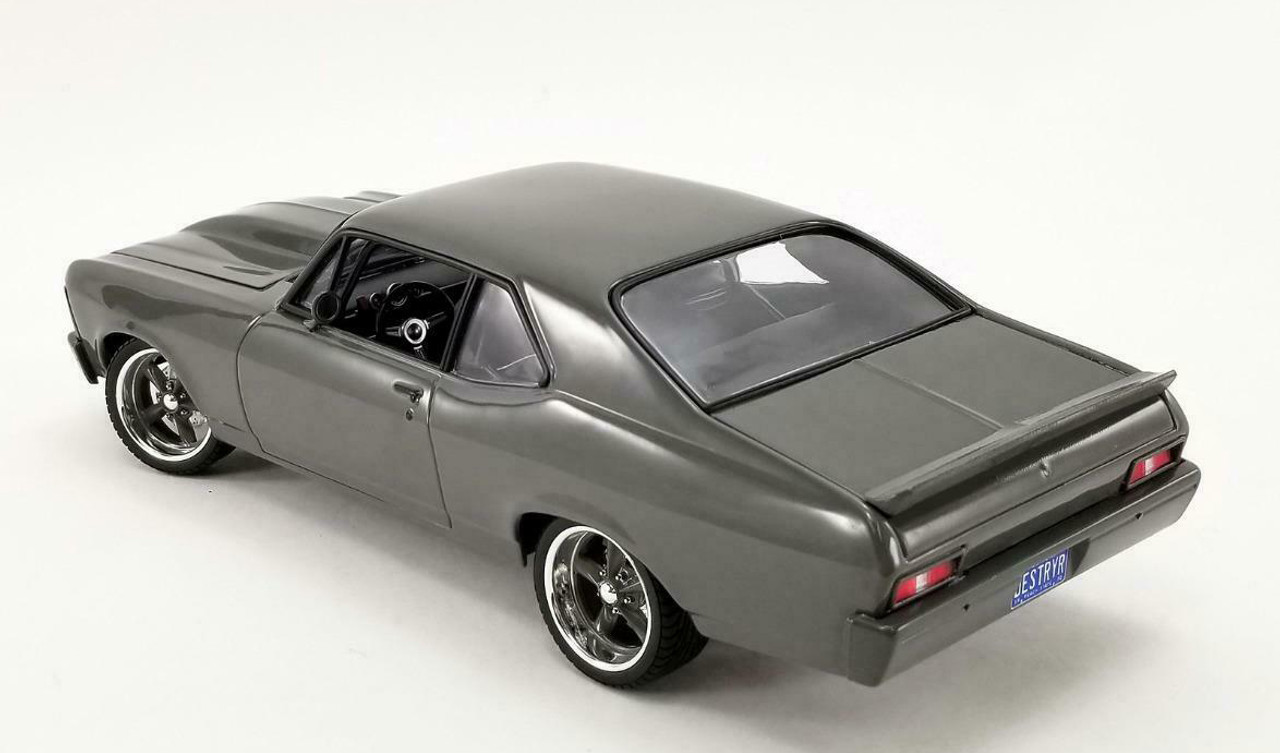 1/18 GMP 1970 Chevrolet Nova Street Fighter Destroyer (Grey) Diecast Car Model